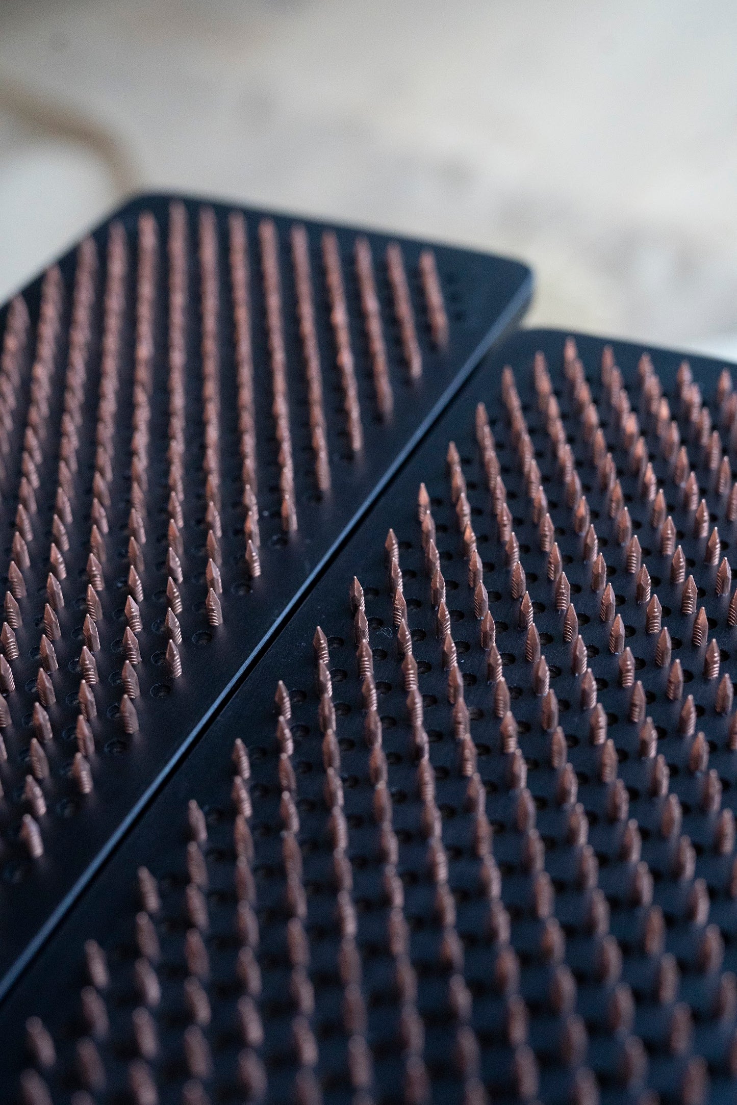 Handgefertigtes Sadhu Brett, Akupressur Sadhu Board aus Holz mit Kupfer- oder verzinkten NĂ€geln, Yogapraxis fĂŒr AnfĂ€nger 8mm, 10mm oder 12mm