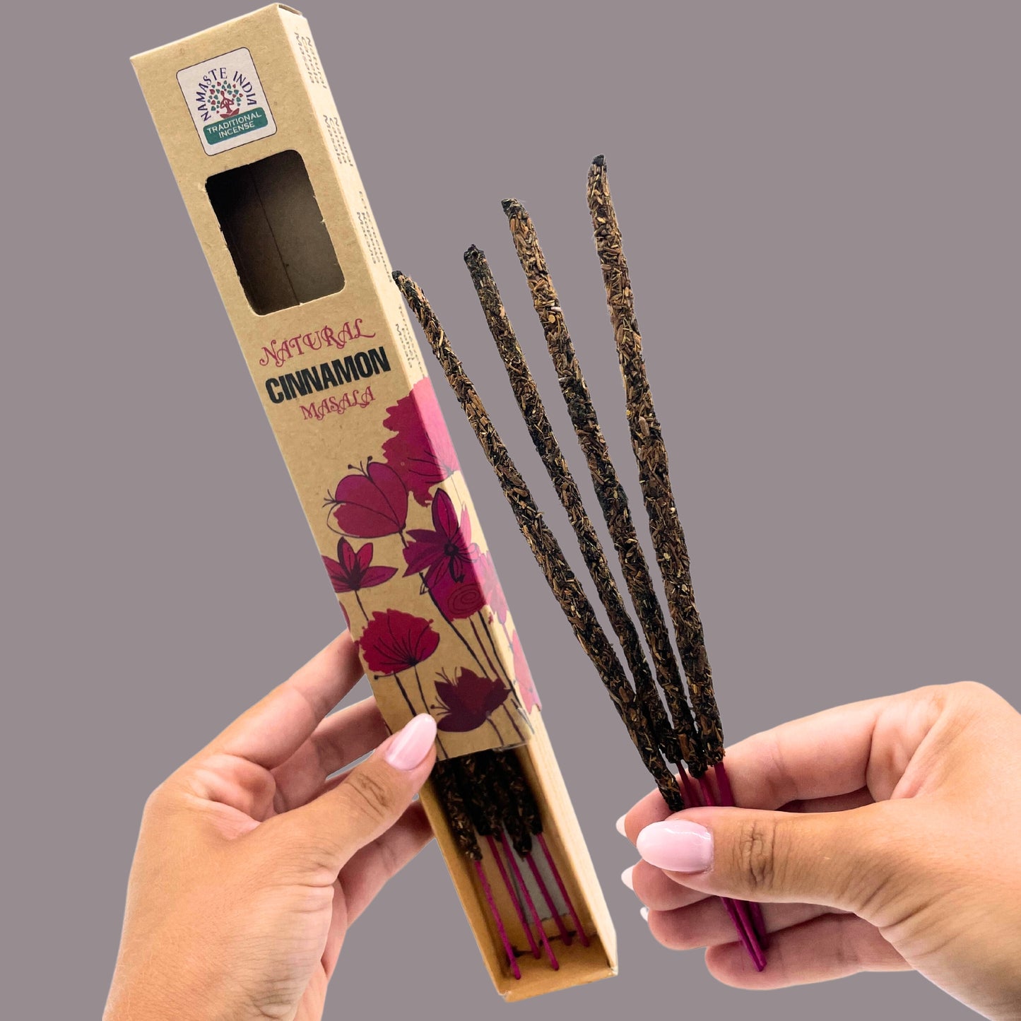 Natürliche botanische Masala-Räucherstäbchen – Sandelholz
