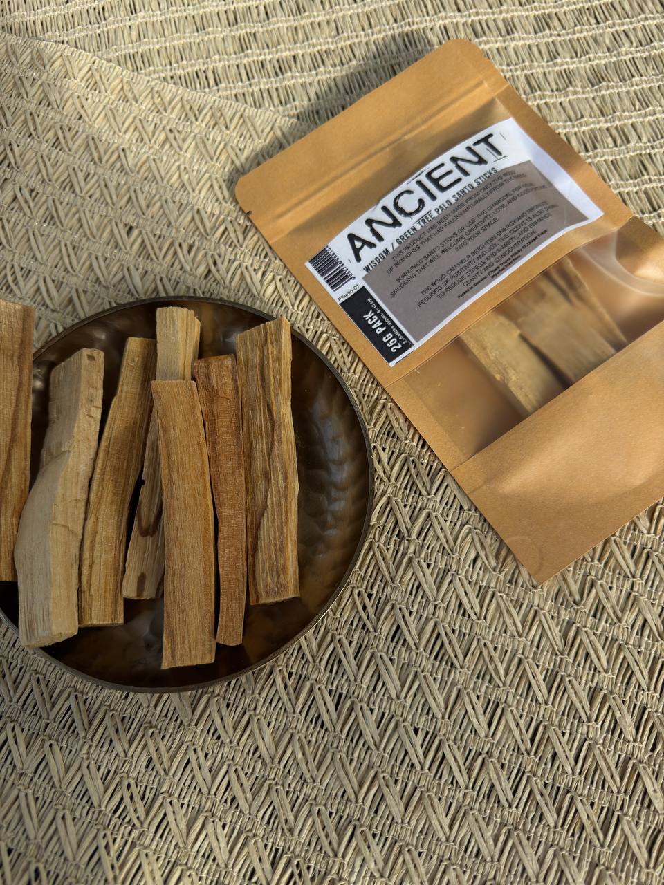 Grünes Palo Santo Räucherholz (3-4 Stück) 25 g