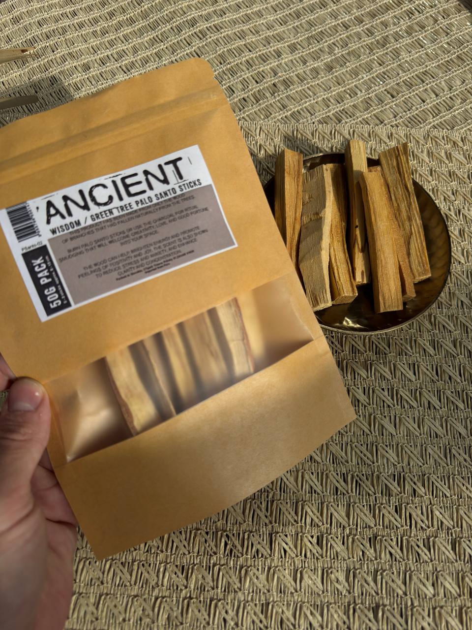 Grünes Palo Santo Räucherholz (5-8 Stück) 50 g