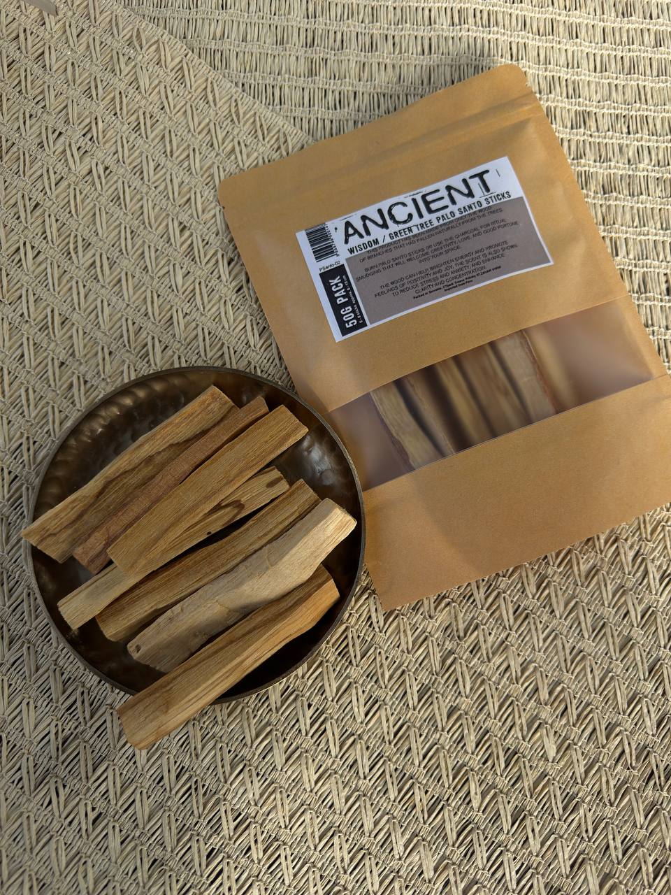 Grünes Palo Santo Räucherholz (5-8 Stück) 50 g