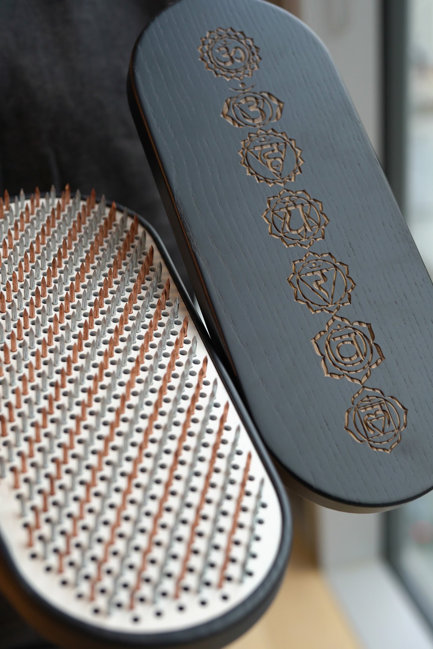 Premium Sadhu Brett aus Natureiche, Akupressur-Sadhu Board aus Holz mit Kupfer- oder verzinkten
Nägeln für Anfänger 8mm, 10mm oder 12mm