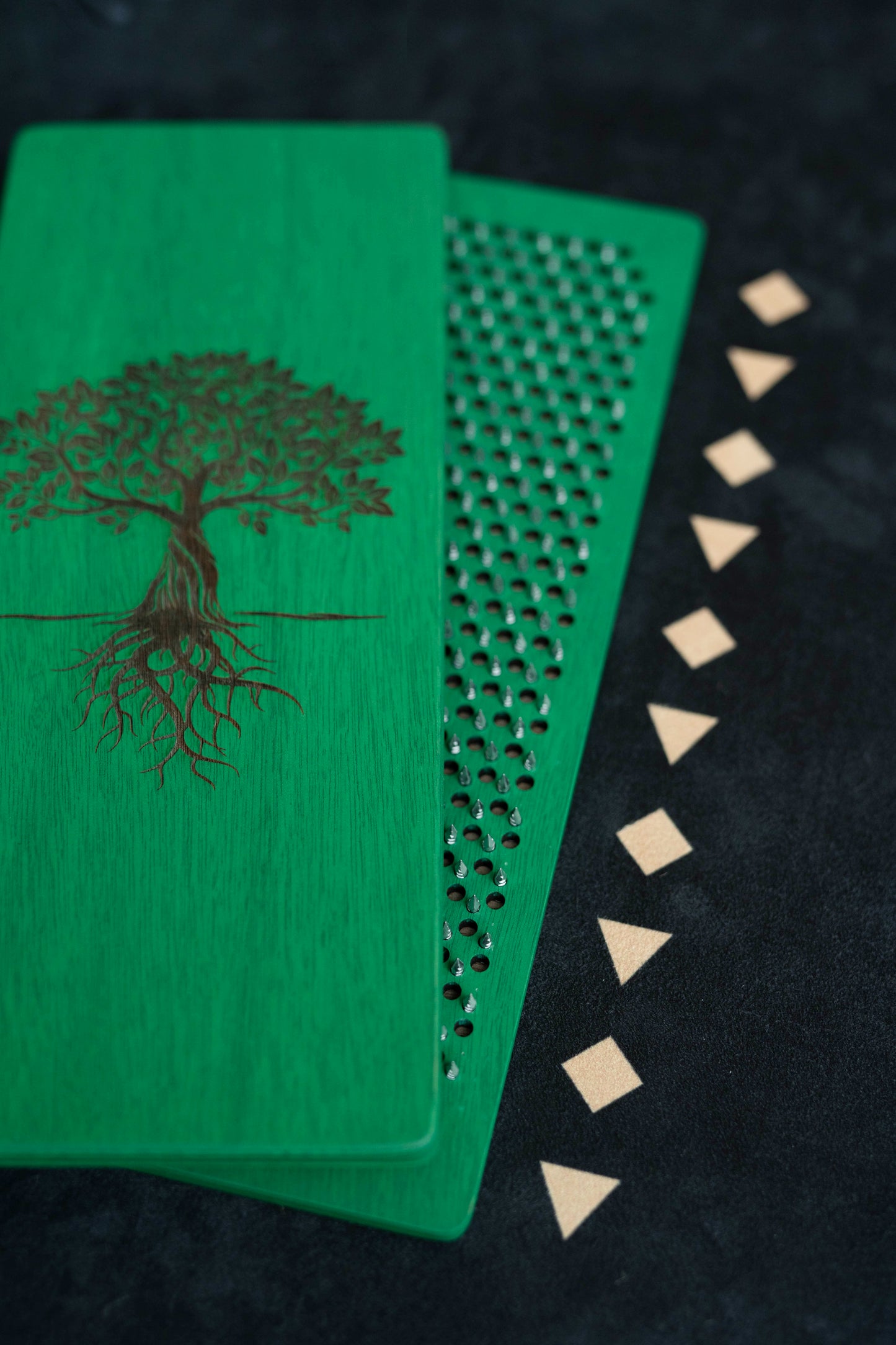 Handgefertigtes Sadhu Brett, Akupressur Sadhu Board aus Holz mit Kupfer- oder verzinkten NĂ€geln, Yogapraxis fĂŒr AnfĂ€nger 8mm, 10mm oder 12mm