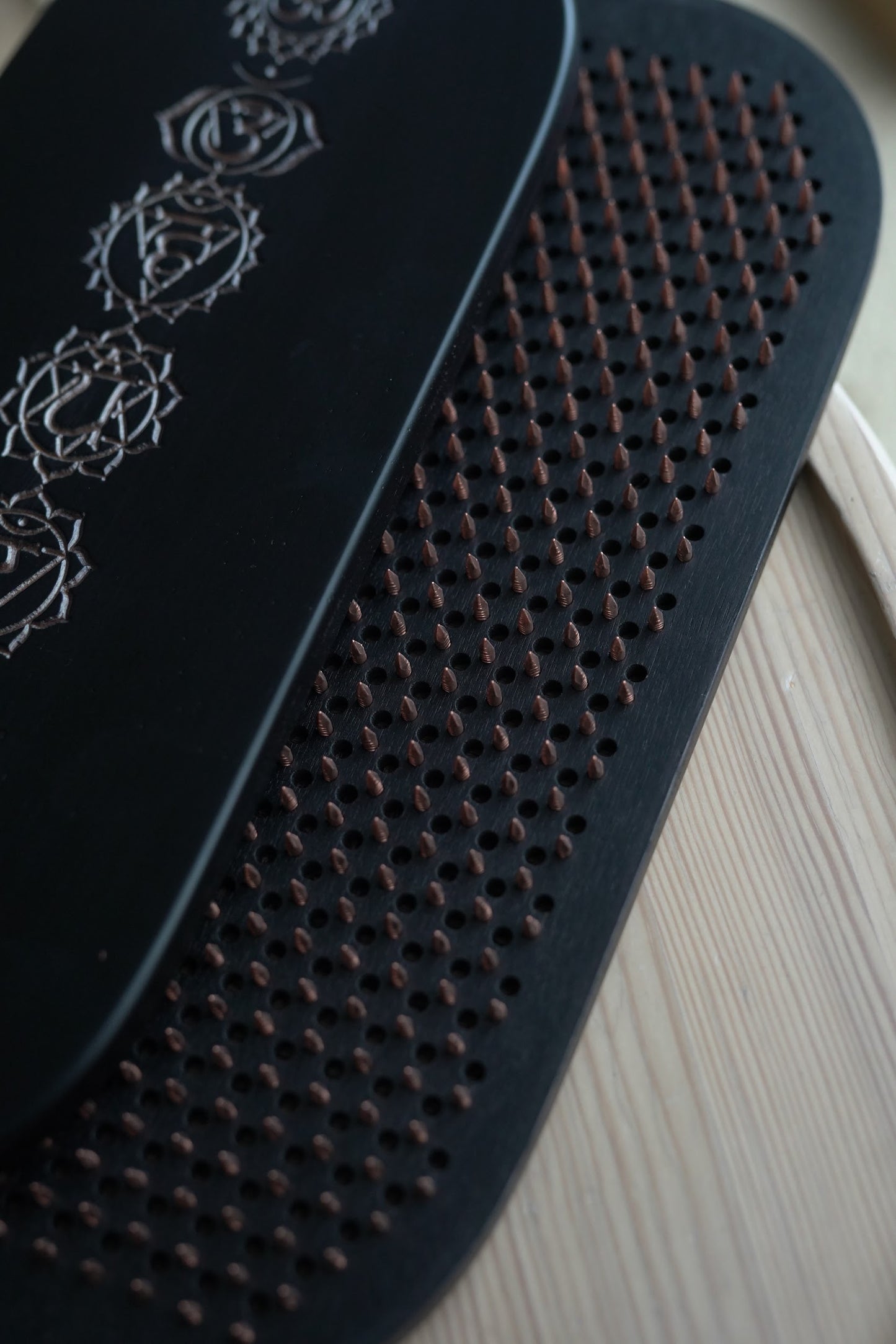 Handgefertigtes Sadhu Brett, Akupressur Sadhu Board aus Holz mit Kupfer- oder verzinkten NĂ€geln, Yogapraxis fĂŒr AnfĂ€nger 8mm, 10mm oder 12mm