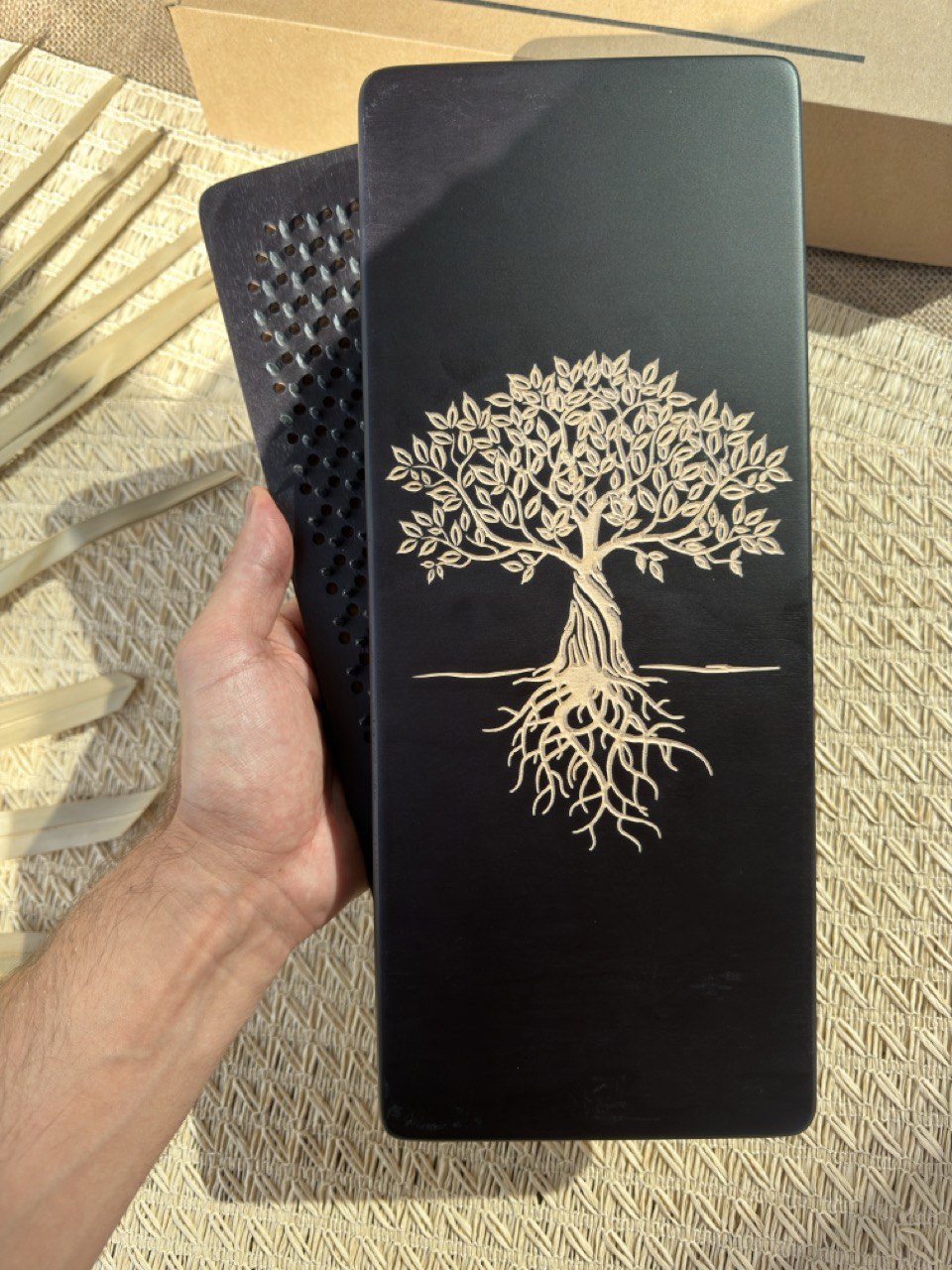 Handgefertigtes Sadhu Brett, Akupressur Sadhu Board aus Holz mit Kupfer- oder verzinkten NĂ€geln, Yogapraxis fĂŒr AnfĂ€nger 8mm, 10mm oder 12mm