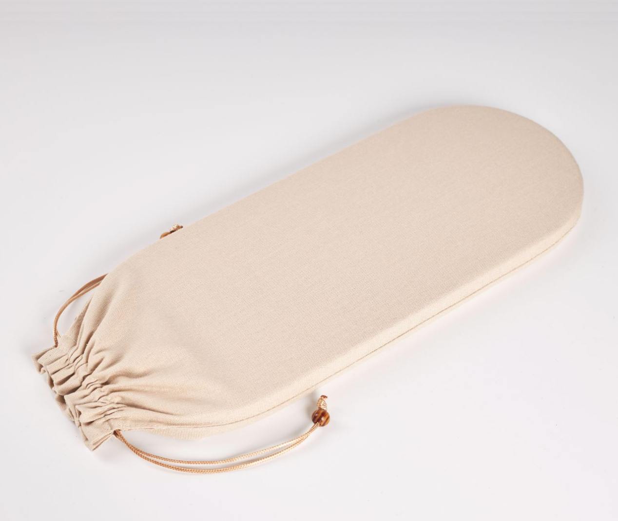 Sadhu-Brettbezug aus natürlichem Leinen in Beige