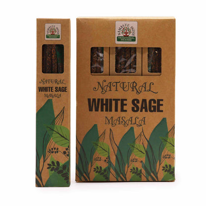 Natürliche botanische Masala-Räucherstäbchen – Weißer Salbei