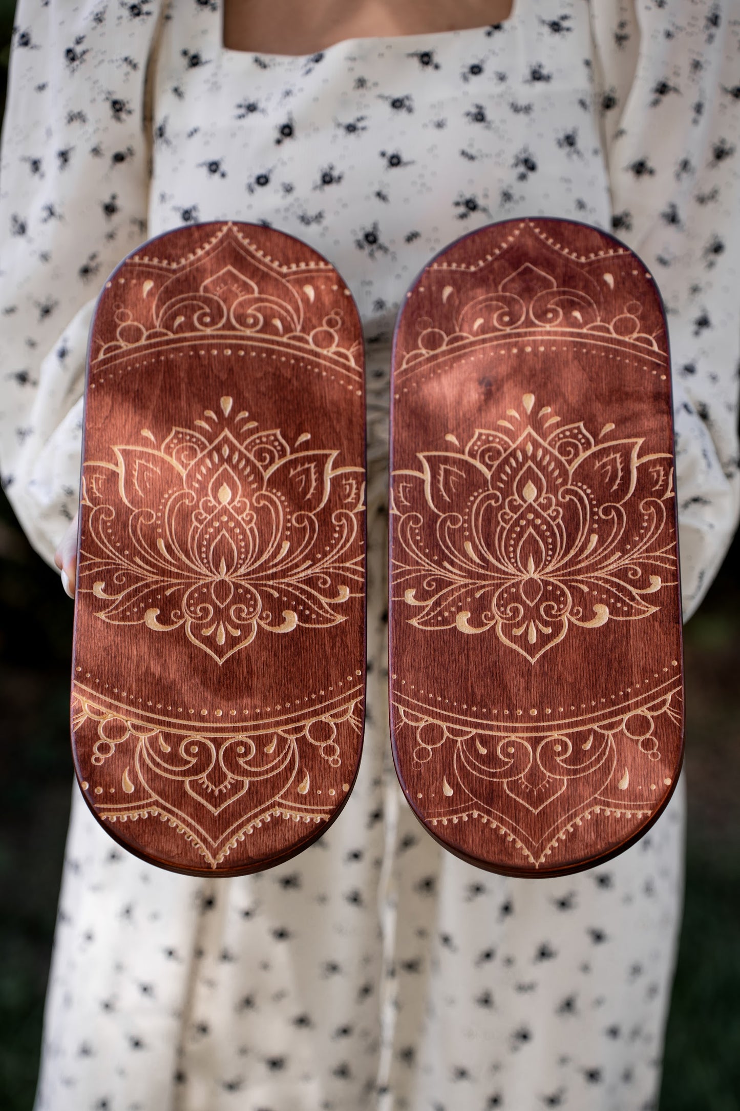 Handgefertigtes Sadhu Brett, Akupressur Sadhu Board aus Holz mit Kupfer- oder verzinkten Nägeln, Yogapraxis für Anfänger 8mm, 10mm oder 12mm