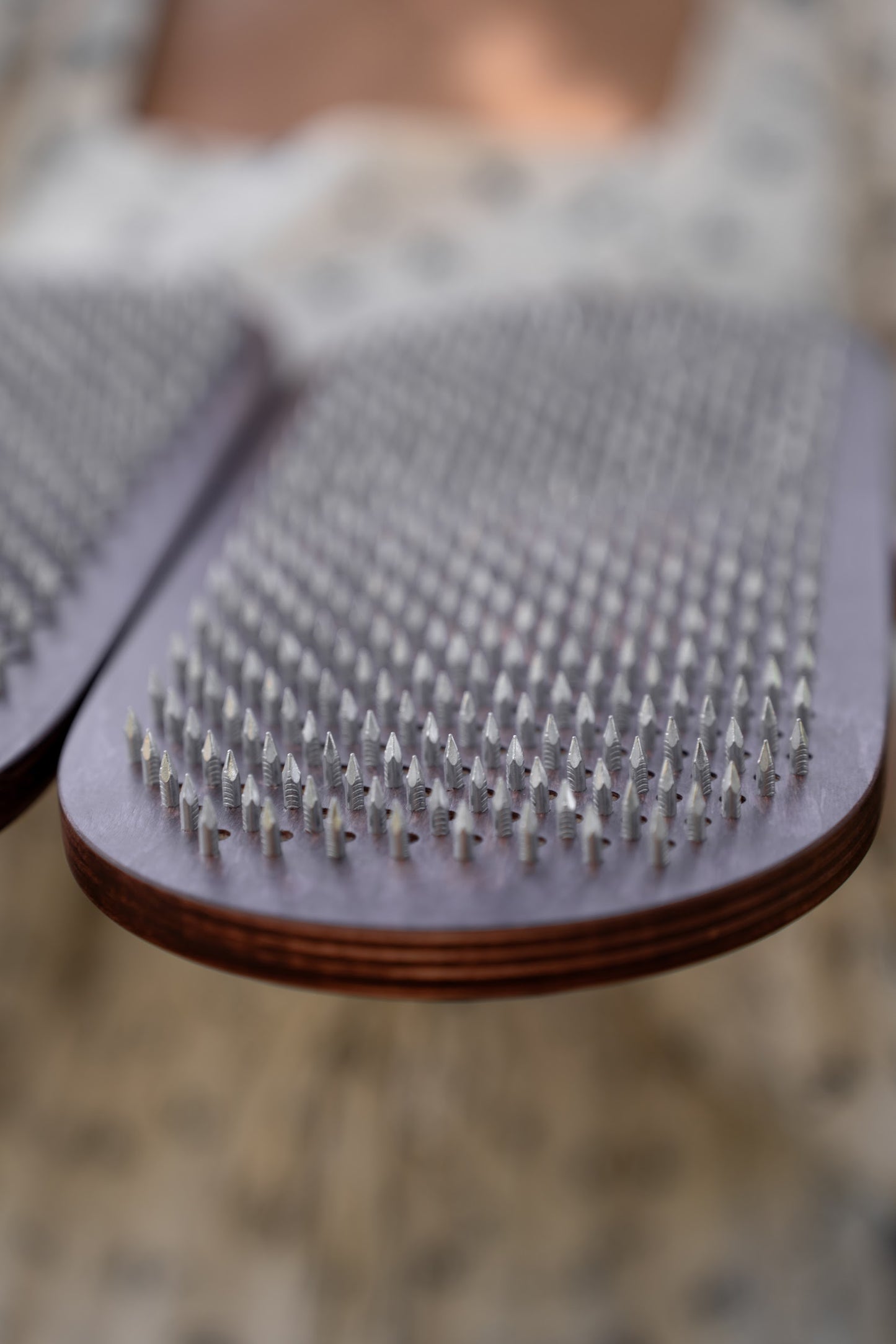 Handgefertigtes Sadhu Brett, Akupressur Sadhu Board aus Holz mit Kupfer- oder verzinkten Nägeln, Yogapraxis für Anfänger 8mm, 10mm oder 12mm