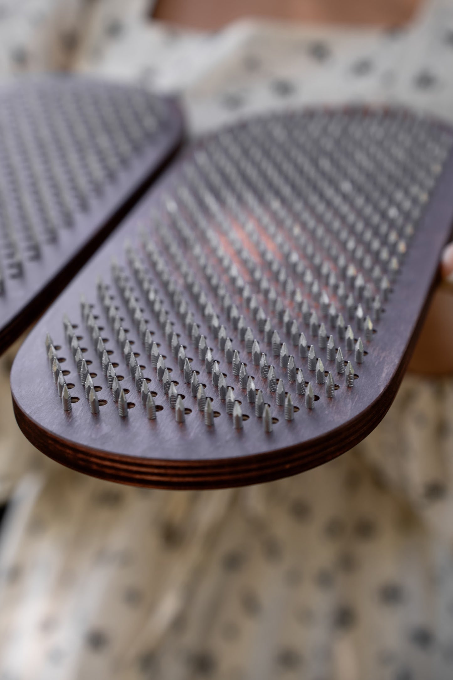 Handgefertigtes Sadhu Brett, Akupressur Sadhu Board aus Holz mit Kupfer- oder verzinkten Nägeln, Yogapraxis für Anfänger 8mm, 10mm oder 12mm