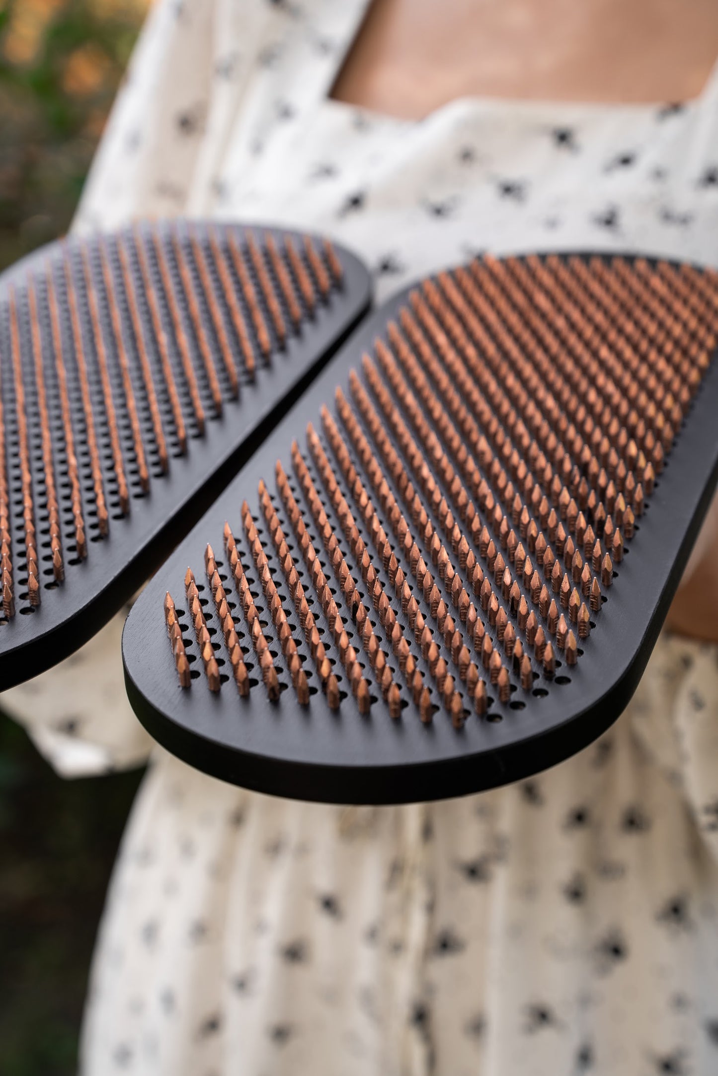 Handgefertigtes Sadhu Brett, Akupressur Sadhu Board aus Holz mit Kupfer- oder verzinkten Nägeln, Yogapraxis für Anfänger 8mm, 10mm oder 12mm